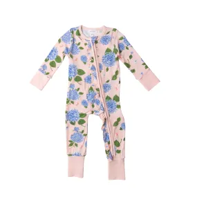 Angel Dear Hydrangea Bamboo 2 Way Zipper Romper