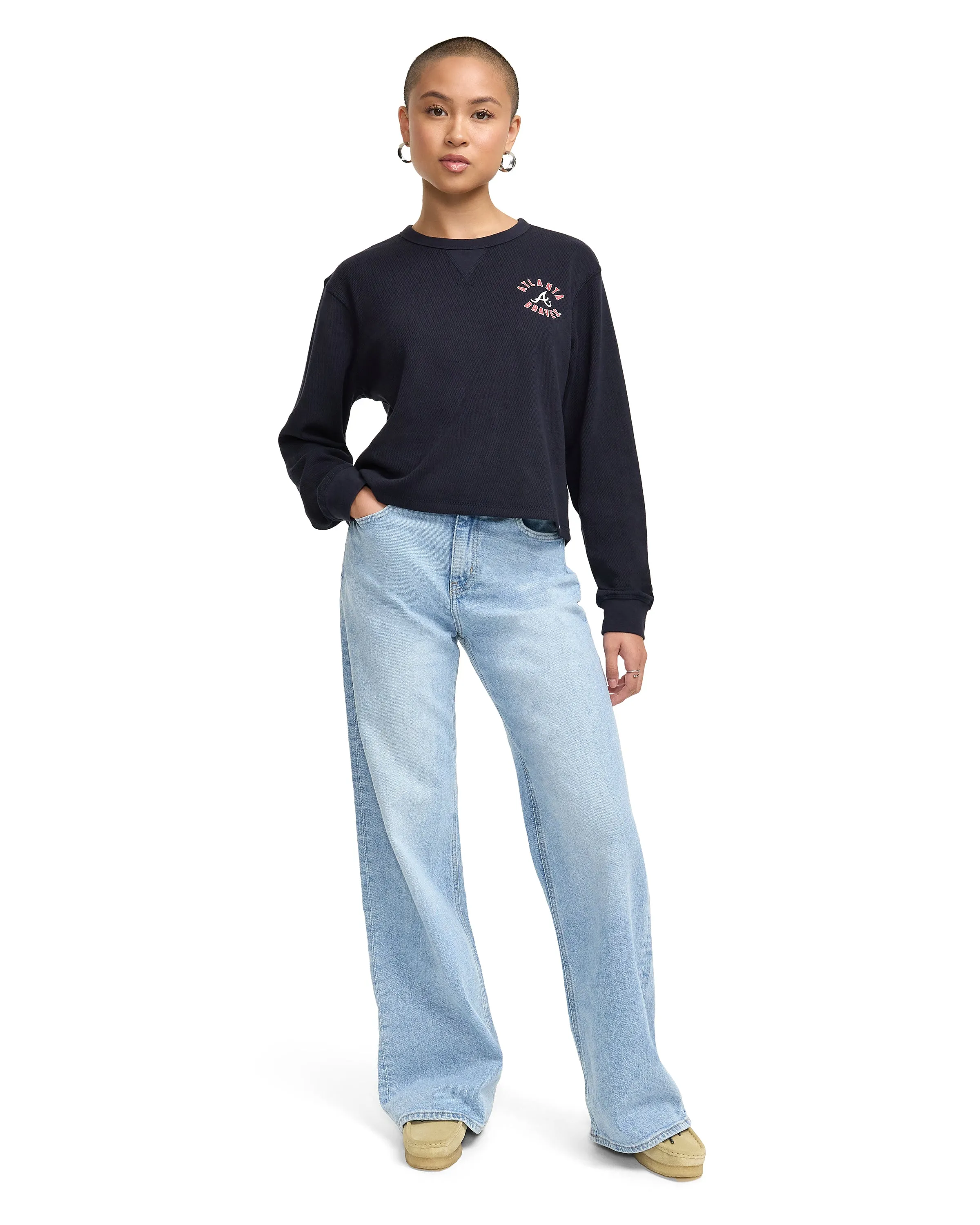 Buffalo Bills Sport Night T-Shirt Women's Long Sleeve