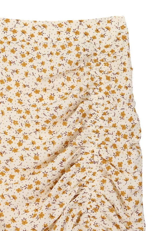Dancing In The Rain Midi Skirt
