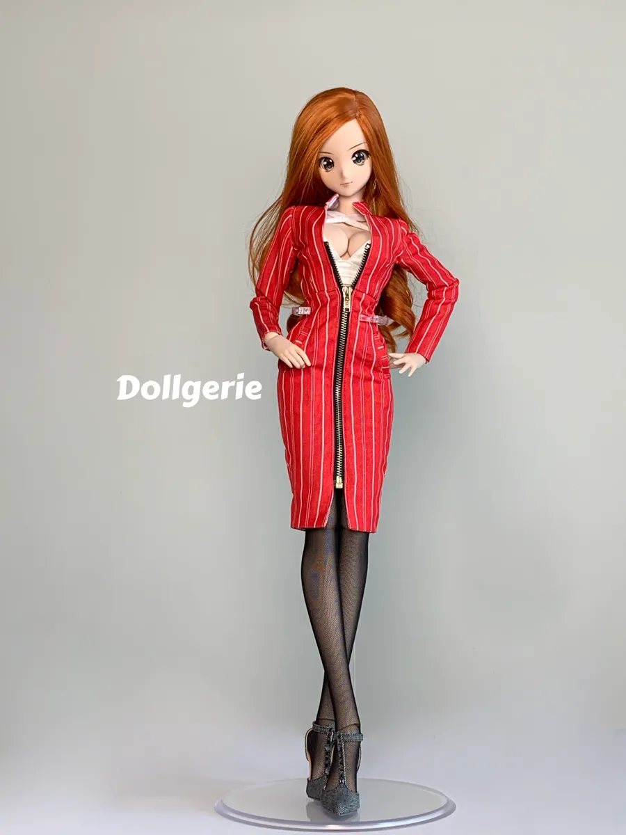 Flight Attendant Red Uniform