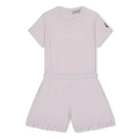 Infants Moncler Pink Logo Romper