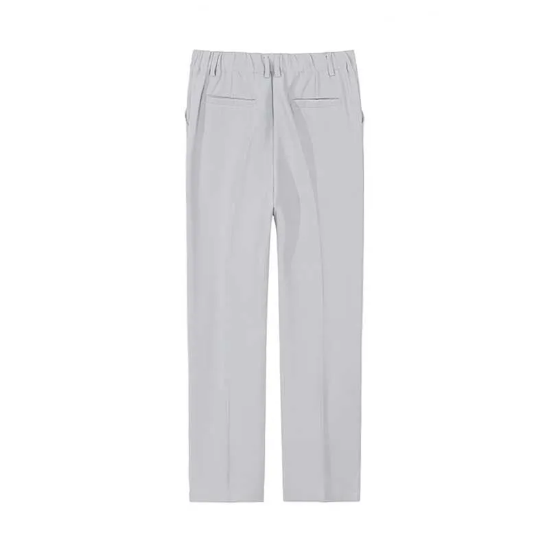 Men's Business British Casual Solid Color Pants