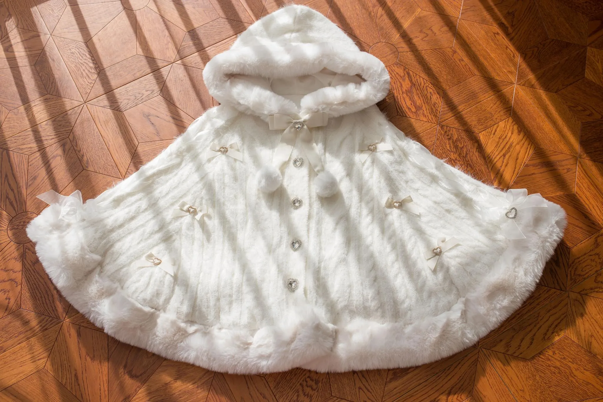 MIST~Sweet Bliss~Sweet Lolita Cape Winter Lolita Sweater Coat