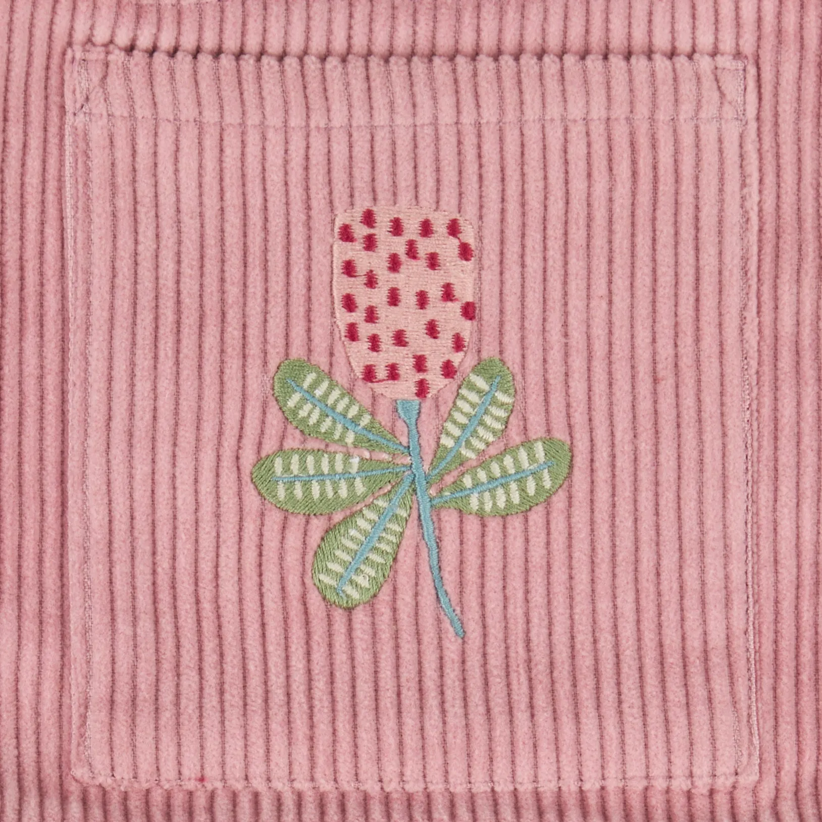Pigeon organics - Pink cord pinafore dress