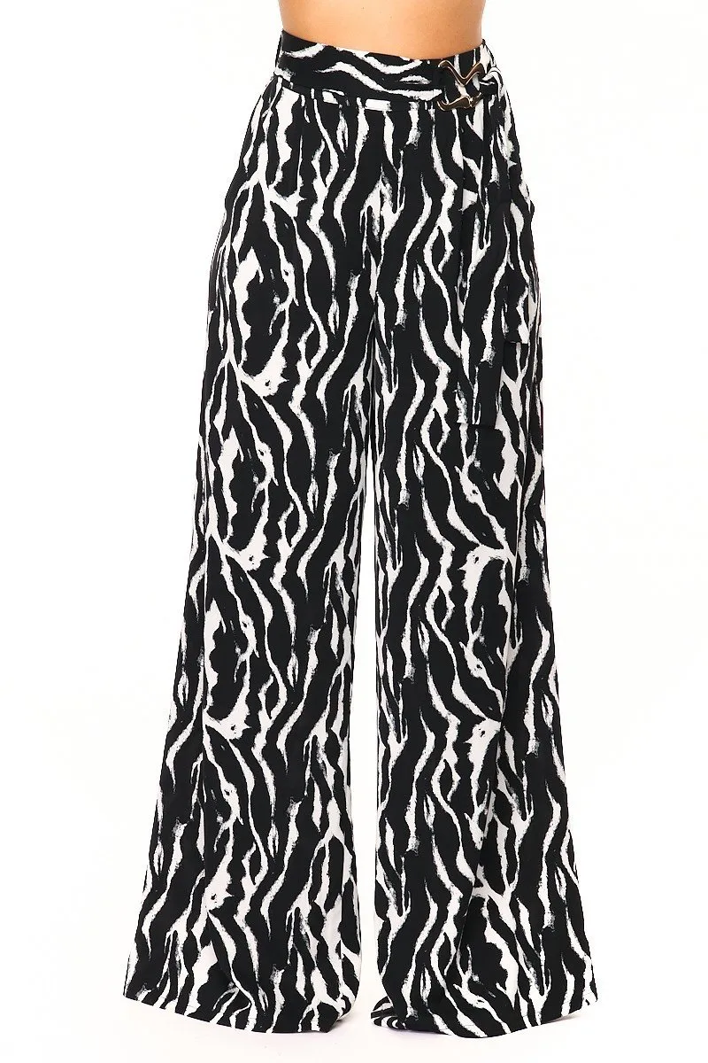 Woven Print Fashion Pants - Ships from The US